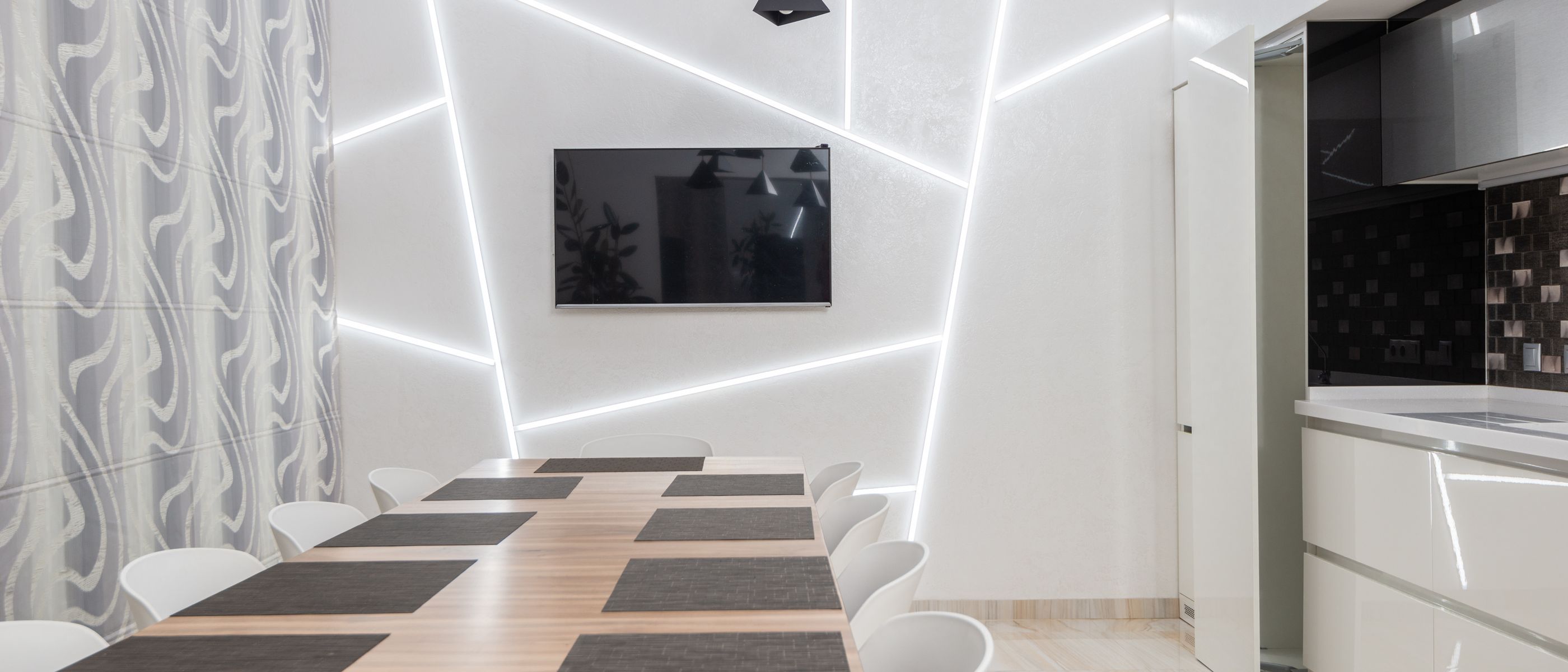 Commercial Decorating in Colney Hatch — dust sheets down and the room fully protected