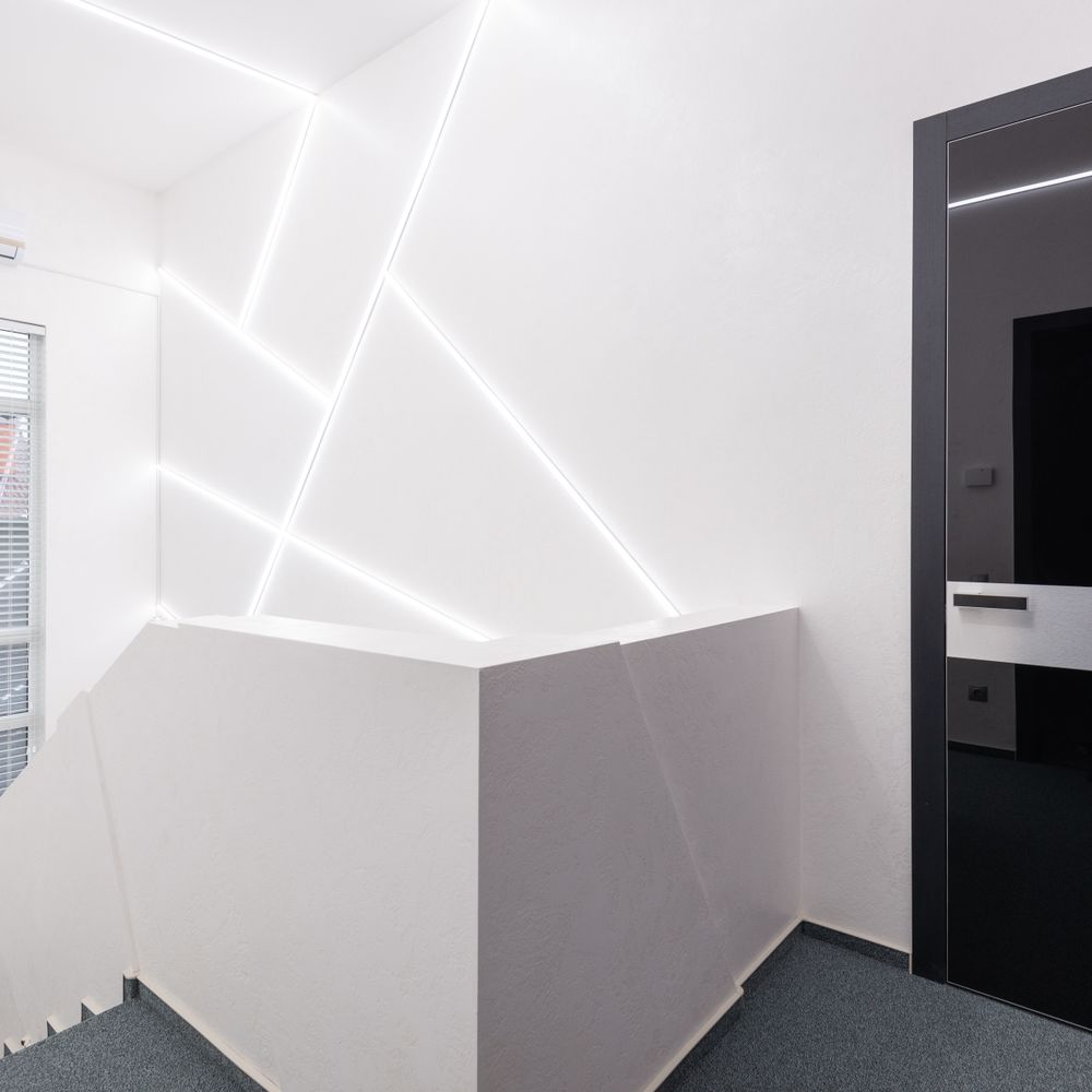Commercial Decorating in Manor Park — surfaces prepped and cut in by hand