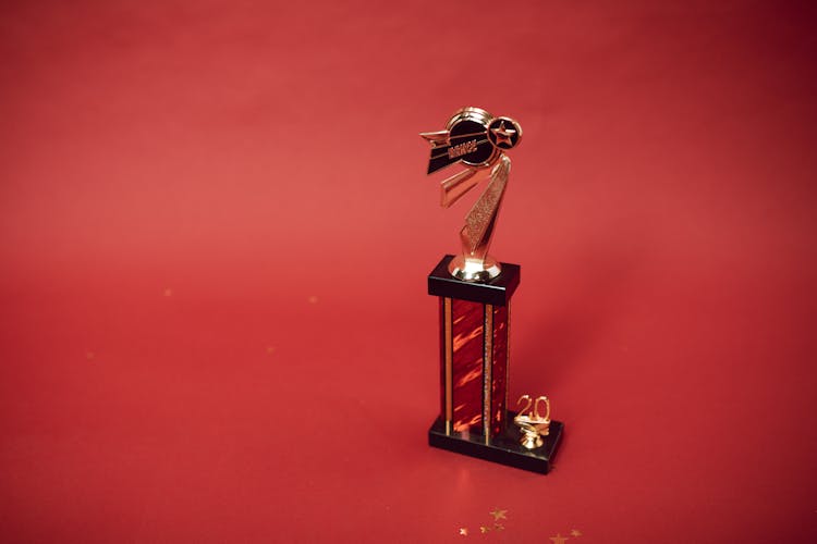 A Trophy For The Winner Of A Dance Contest