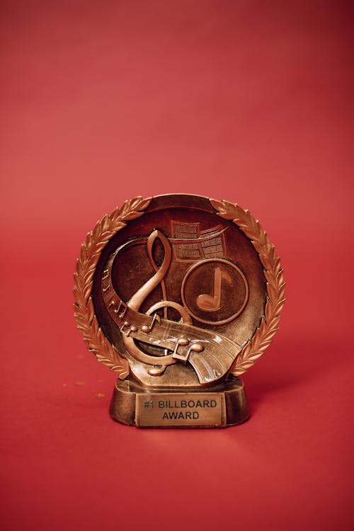 A Billboard Award Trophy