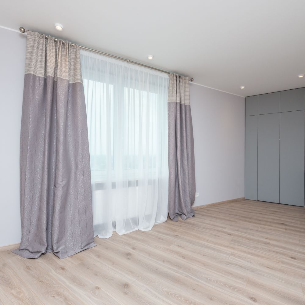 Interior Painting in West Hackney — dust sheets down and the room fully protected