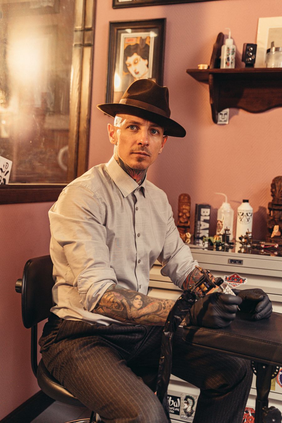 Temporary stock portrait representing a Tattoo Phil's artist
