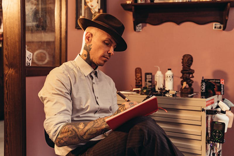 Detailed tattoo artwork