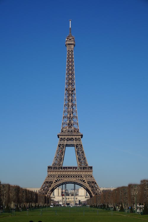 An Eiffel Tower Under the Blue Sky