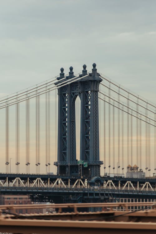 Free Manhattan Bridge in New York
 Stock Photo