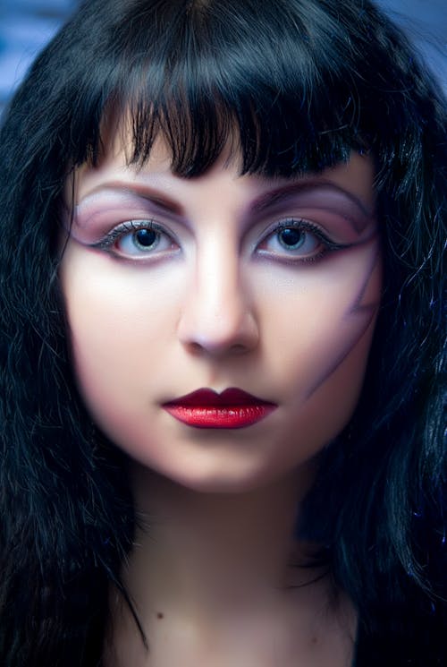 Free Beautiful Woman with Make-up Stock Photo