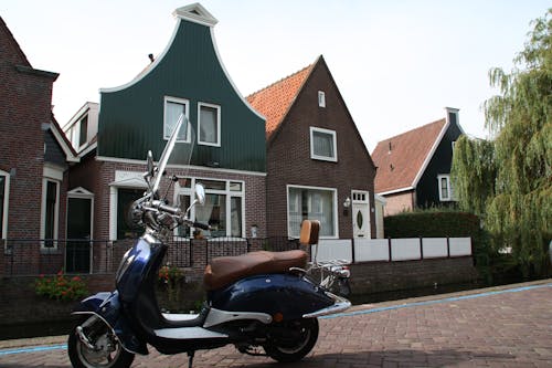 Free stock photo of netherlands, scooter, volendam Stock Photo