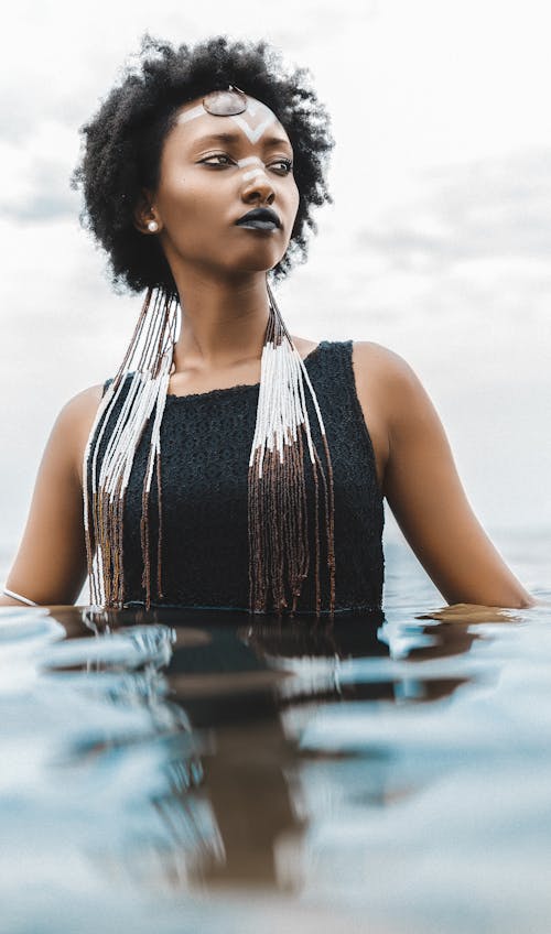 Portrait of Woman in Water