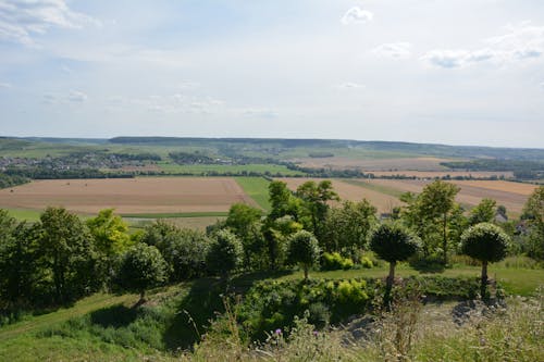 Free stock photo of clouds, fields, france