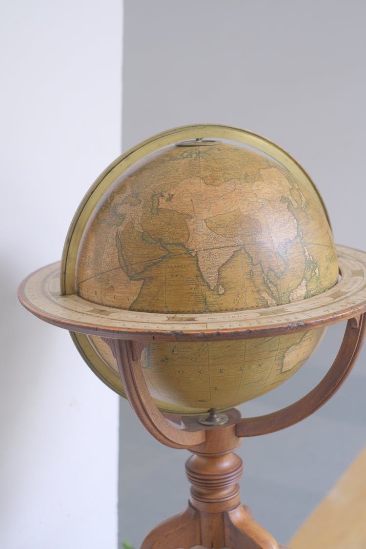Photo Of A Vintage Globe
