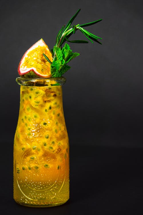 Photo of a Drink with Passion Fruit