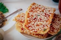 Close-Up Shot of Sesame Prawn Toast