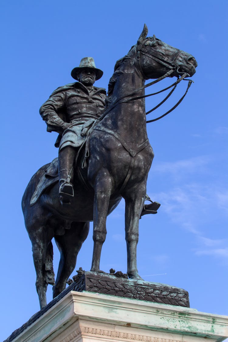 Low-Angle Shot Of The Famous Ulysses S. Grant Memorial