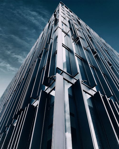 Low Angle Shot of a Tall Building