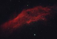 Red and Black Galaxy Illustration