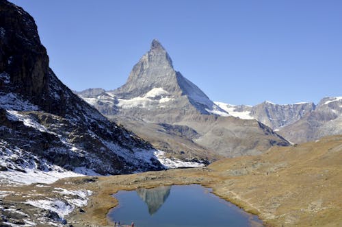 A Body of Water in a Mountain Valley