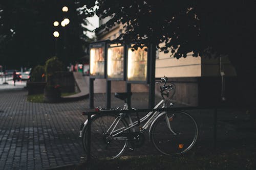 Bicicleta Prateada