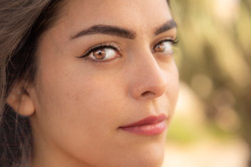 Free stock photo of brown eye, latina woman, woman face