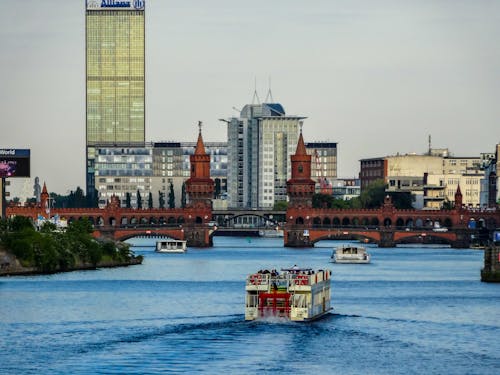 White Boat on a River 