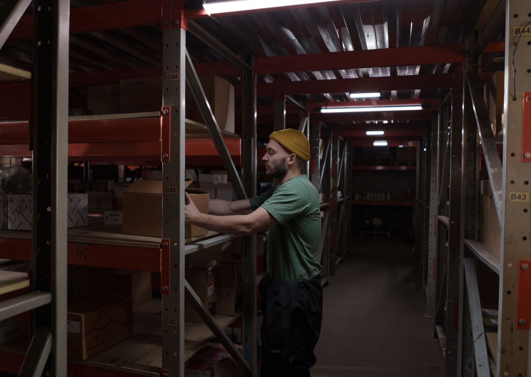 Professional removals crew at work — storage & moves to storage Islip
