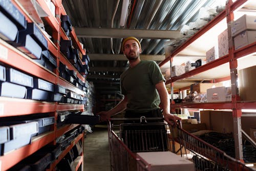 Storage Man on a Warehouse