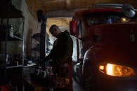 Mechanic and Truck