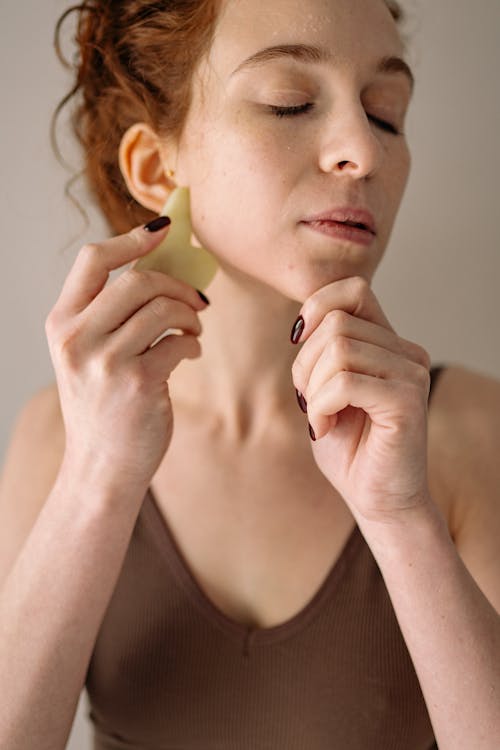 Close-up Photo of Woman using Guache 