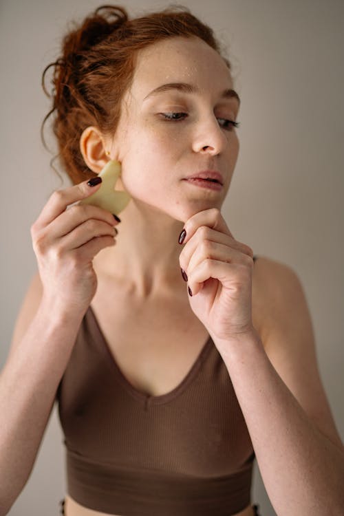 Close-up Photo of Woman using Guache 