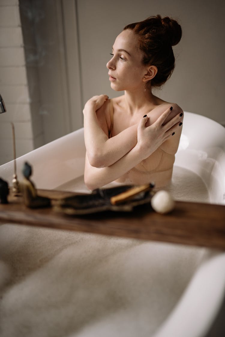 A Woman In The Bathtub