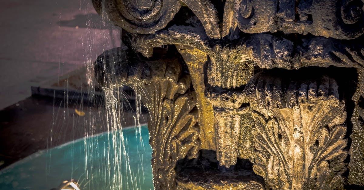 Free stock photo of antique, blue water, fountain