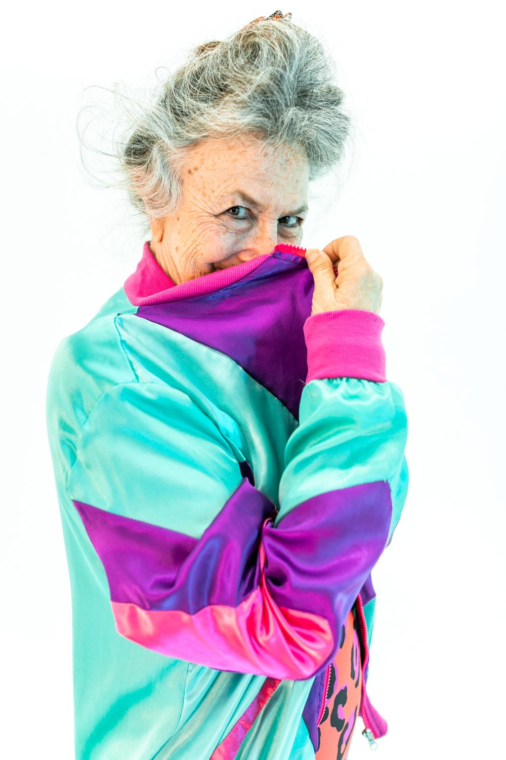 Woman in Pink and Blue Jacket · Free Stock Photo