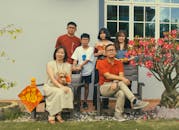 People Taking a Family Picture