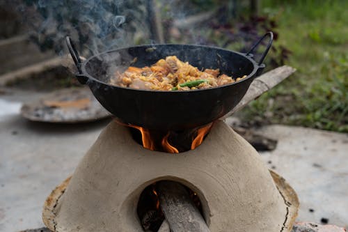 Foto profissional grátis de cozimento, estufa, fogo