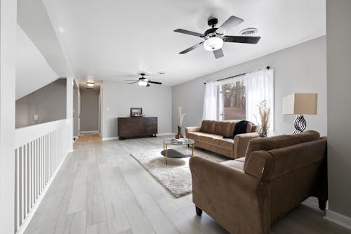 Living Room with Wooden Floor