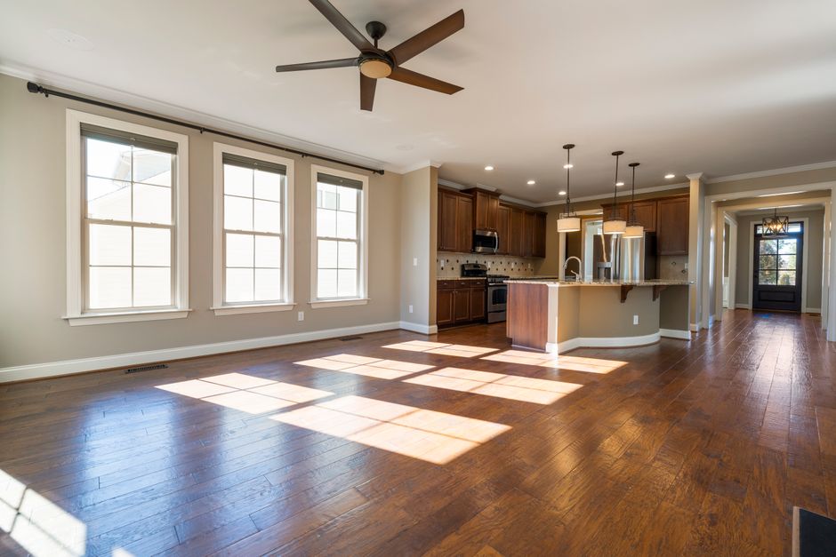 Hardwood Floor Drying & Salvage service in Denton, Texas — hardwood floor drying with air movers