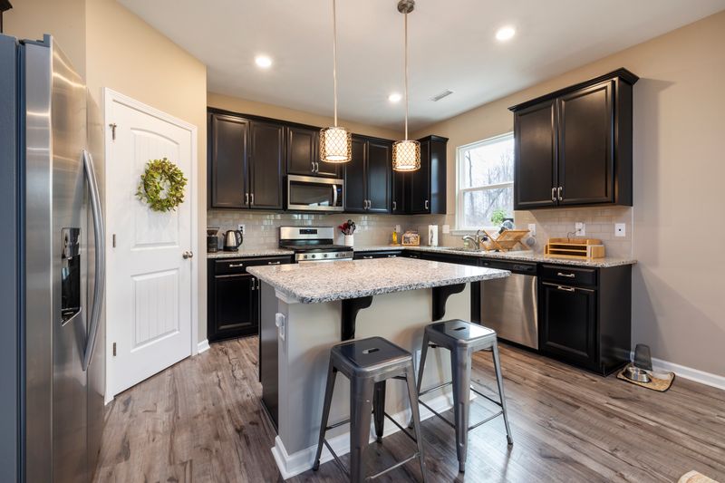 Two-Tone Island Cabinets