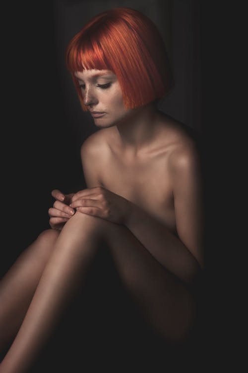 A Naked Woman with Short Hair