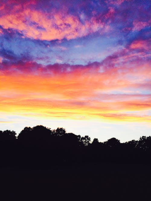 Free stock photo of clouds, night, night lights