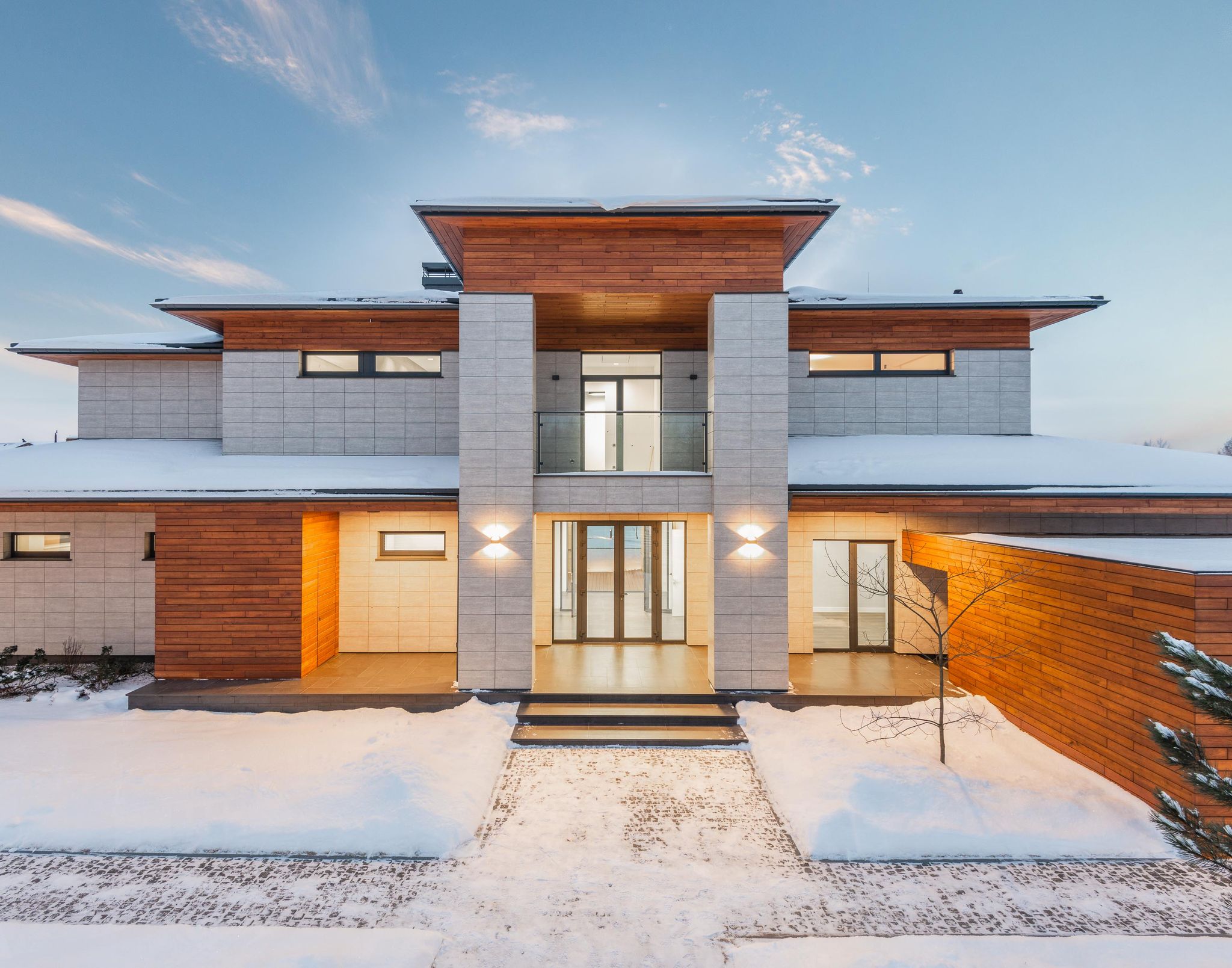Exterior of a family home