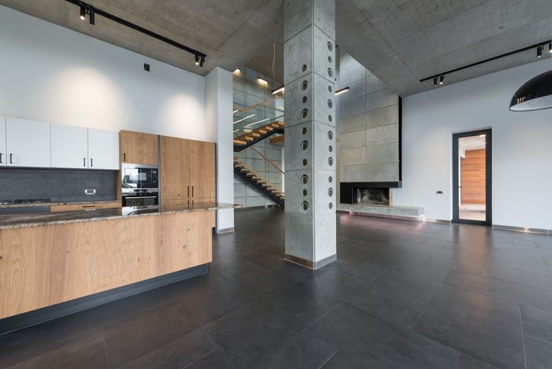 Sealed concrete floor