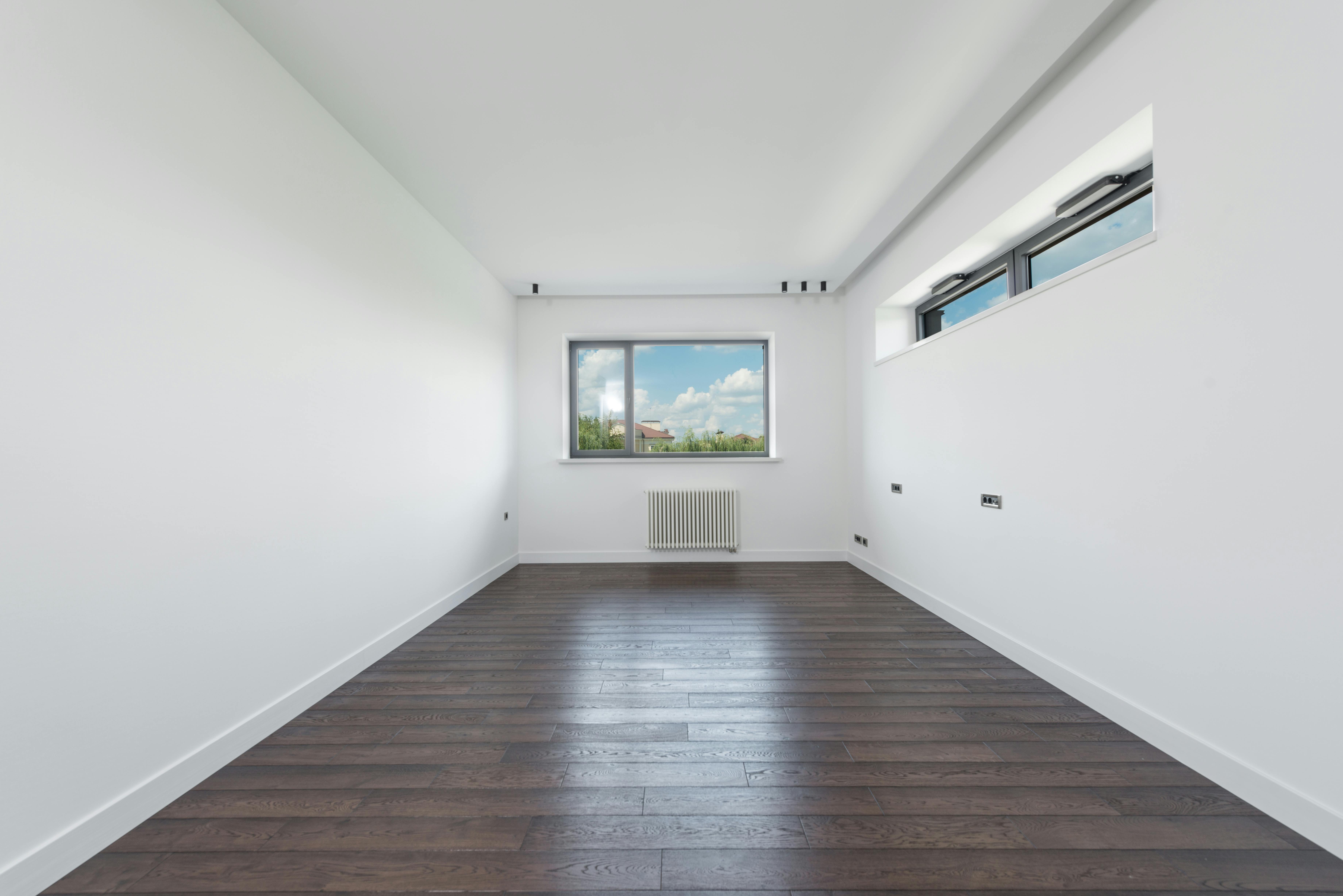 empty room of modern apartment