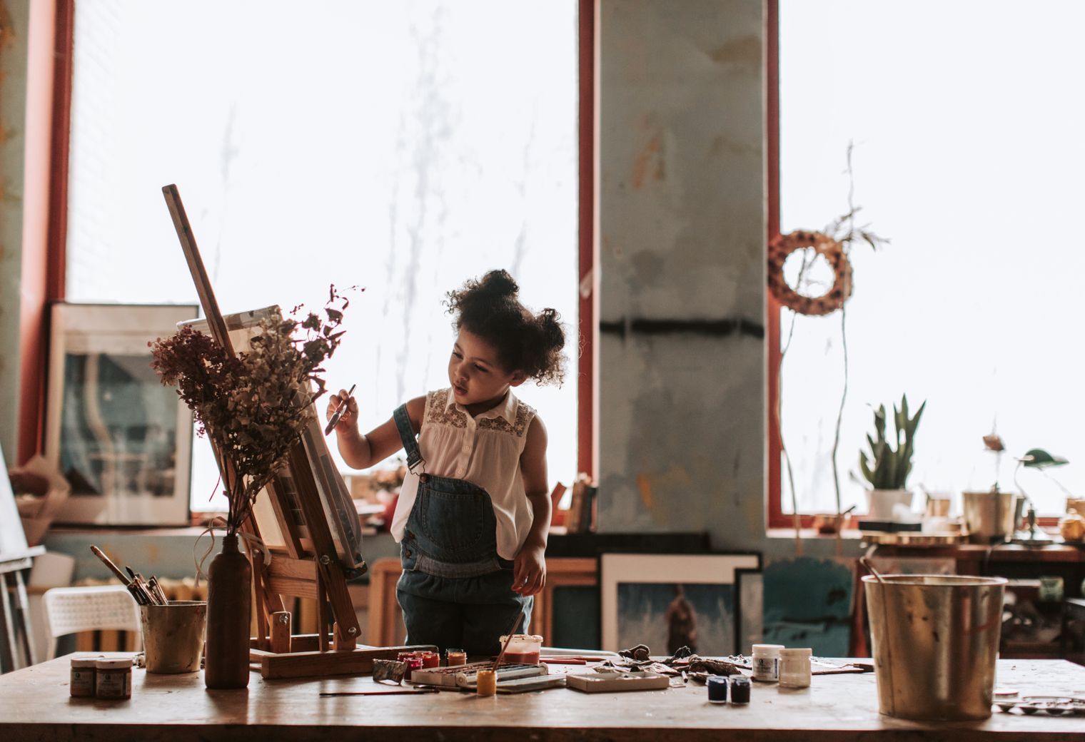 Painters and Decorators in Lessness Heath — woodwork brushed to a crisp, smooth line