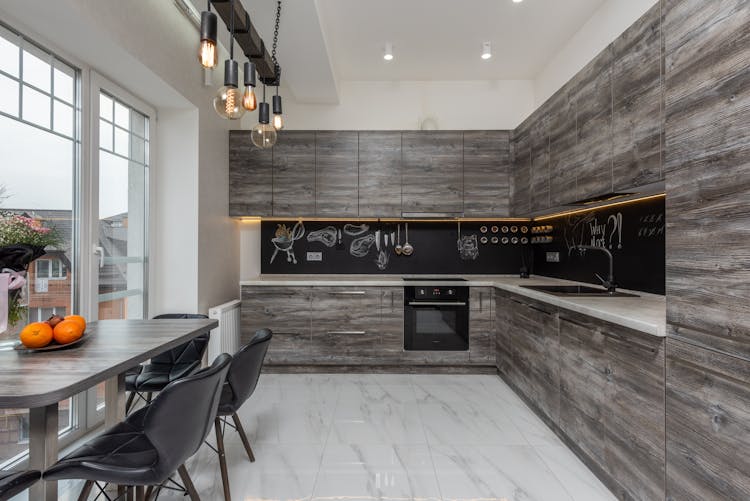 Stylish Interior Of Kitchen With Window