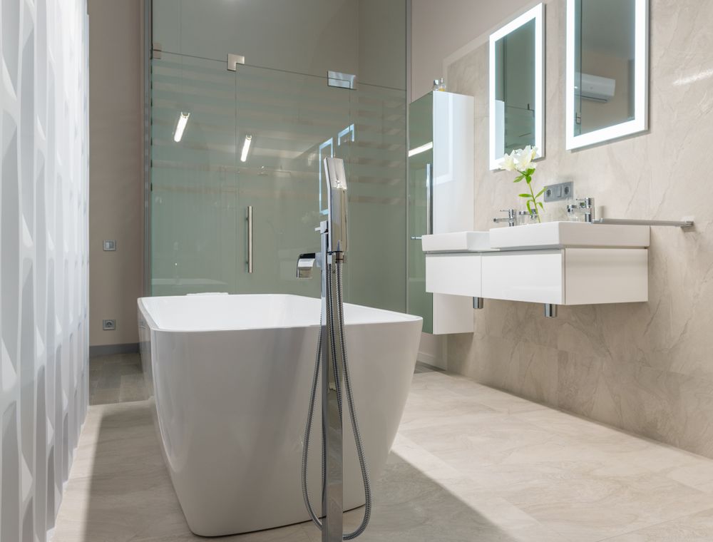 Walk-in tub installation for accessible bathroom in Palm Springs