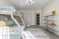 Modern bedroom with bunk bed
