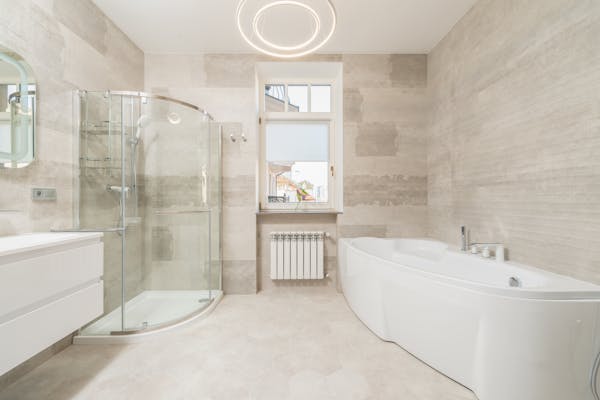 Neo-Angle Corner Shower