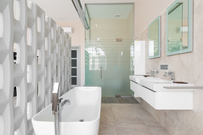 Spanish Colonial bathroom style Wildomar CA