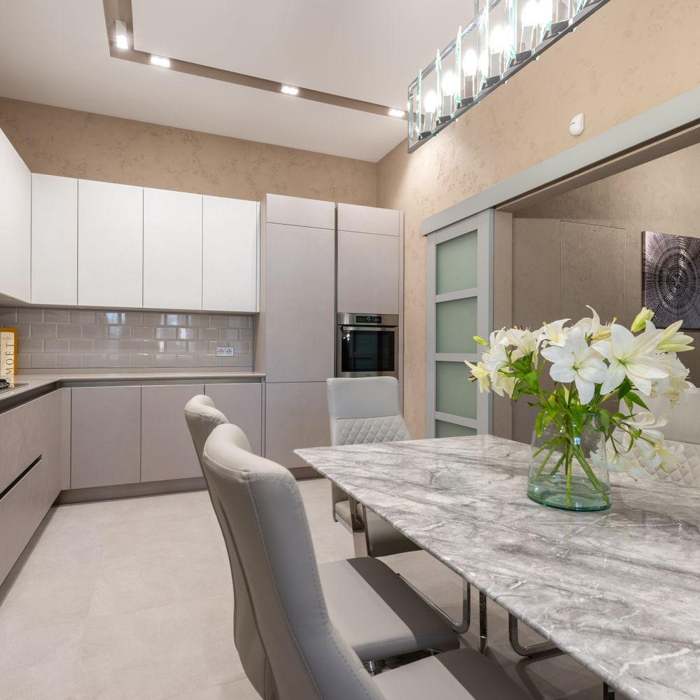 Kitchen Spraying in Bromley — walls rolled to an even, flat finish