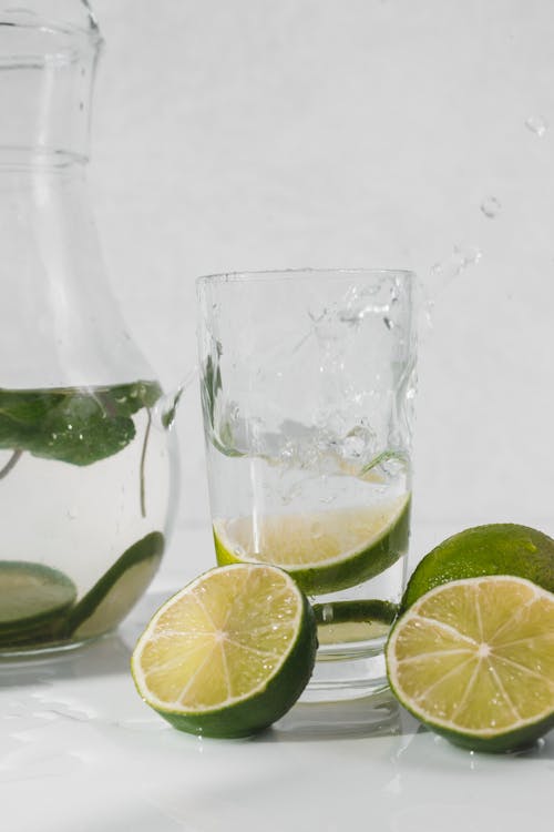 Glass of Water with Lime