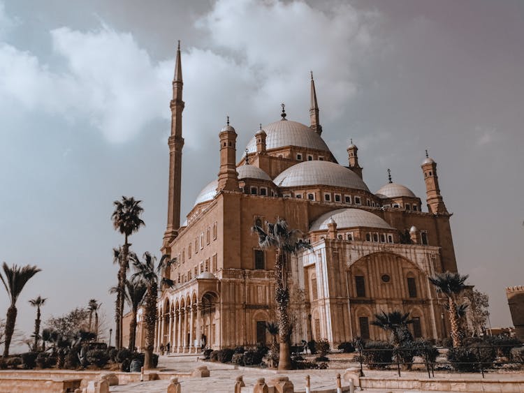 Low Angle Shot Of The Mosque Of Muhammad Ali